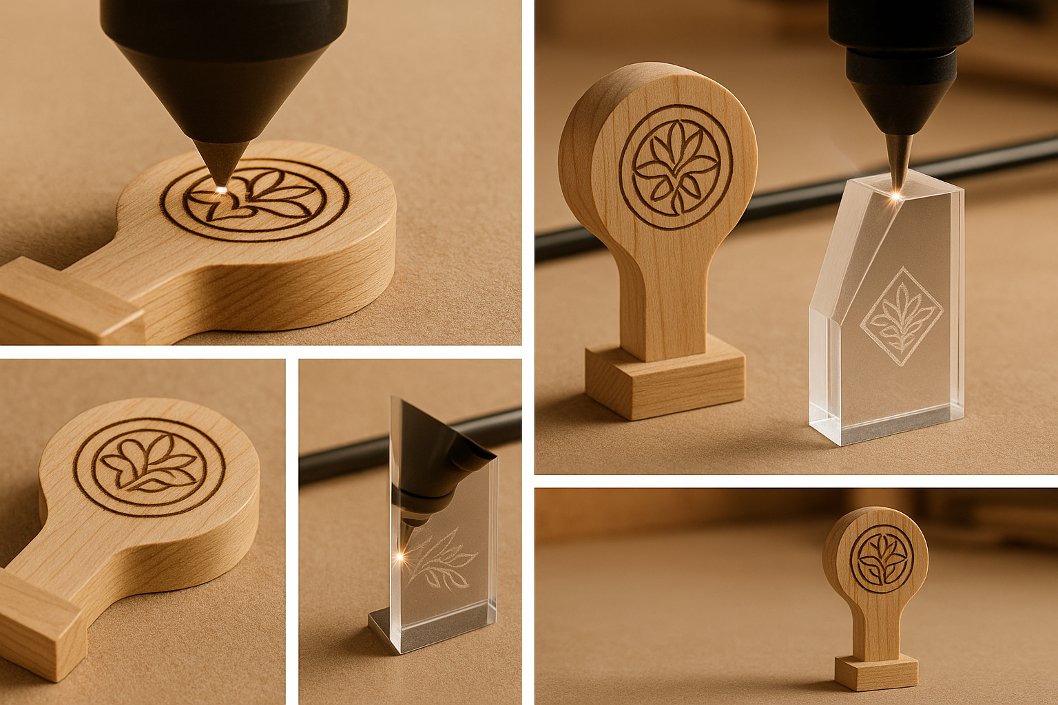 Hochwertige Pokale und Awards: Individuelle Gravuren auf Holz und Acryl